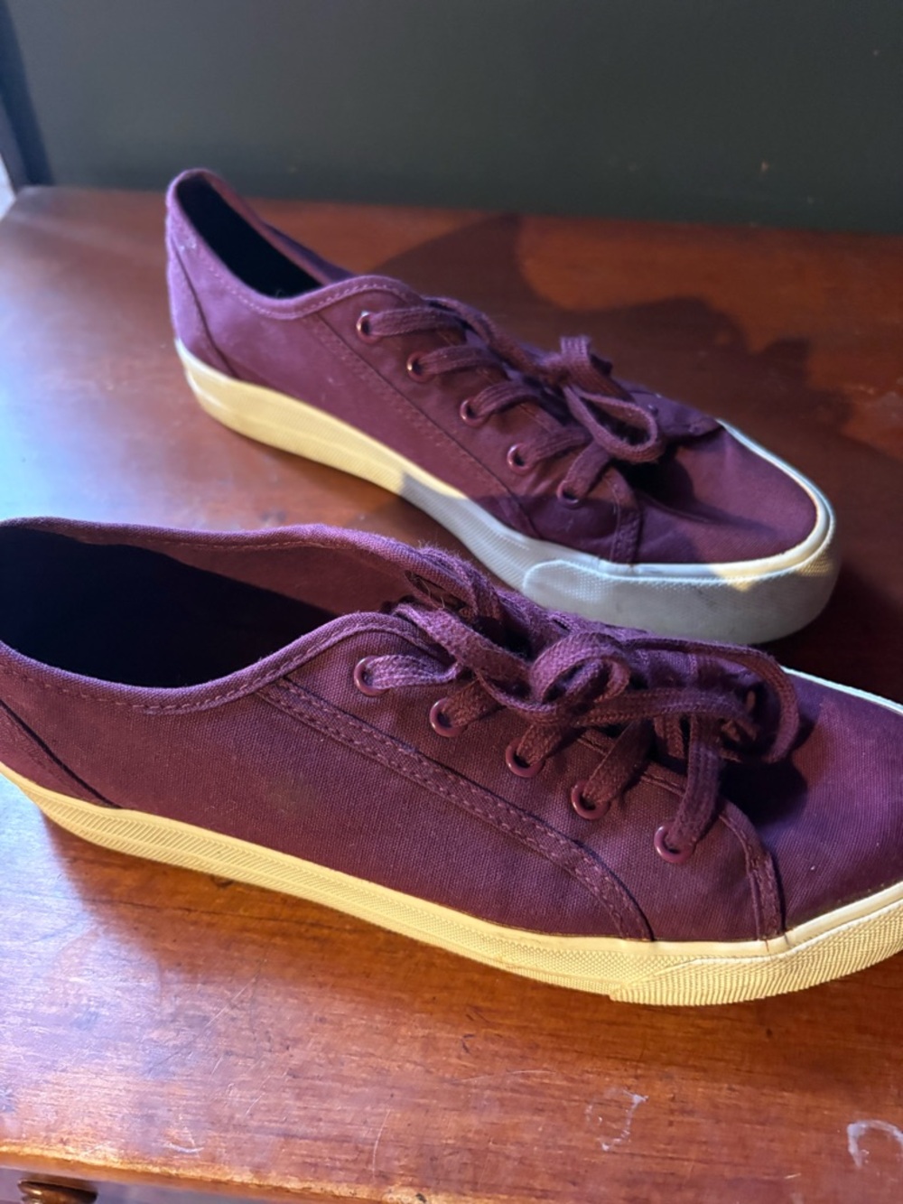 American Eagle Outfitters Women’s Low-Top Sneakers in Plum